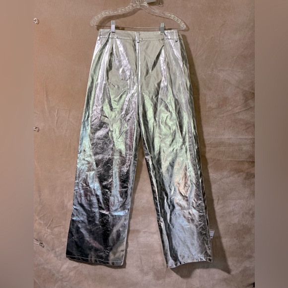 Silver Metallic Pants - Picture 5 of 9